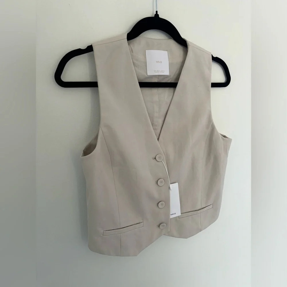 Mango Alicante Waistcoat NWT - Picture 7 of 10